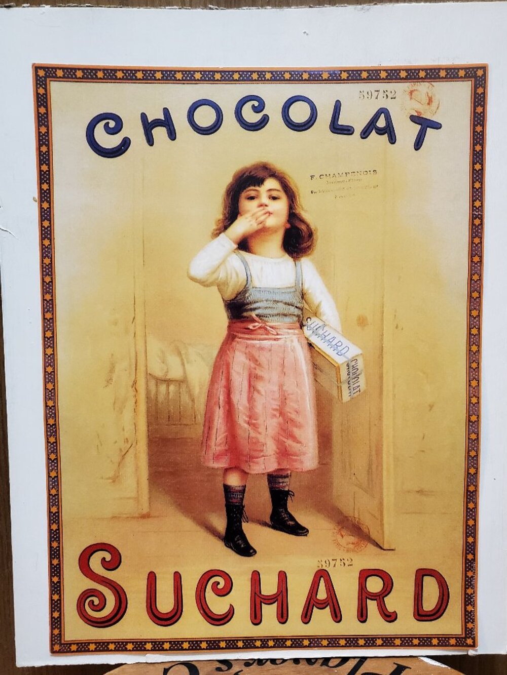 Vintage advertising chocolate - Picture 2 of 7